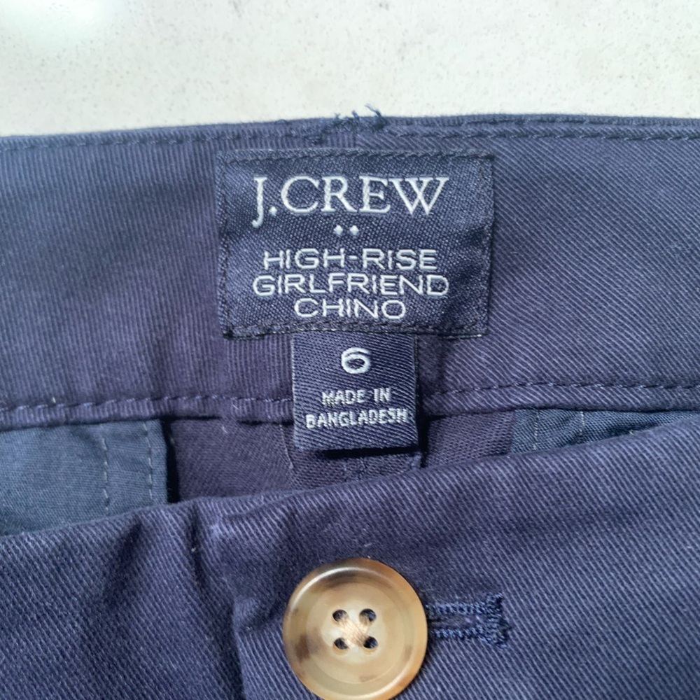 J. Crew High-rise girlfriend chino pants - 6 - Picture 4 of 10